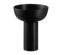 blomus Jarrón para jacintos MIYABI Ø17 cm negro