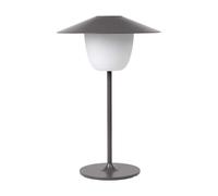 blomus Lámpara LED portátil Ani 33 cm Warm gray (gris oscuro)