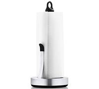 Blomus -Loop- Portarrollos de Cocina de Acero Inoxidable Mate, Soporte para Rollos de Papel Estable, Peso para manejo con una Sola Mano, Accesorio de Cocina Exclusivo (Alto x Ancho x Profundidad): 34