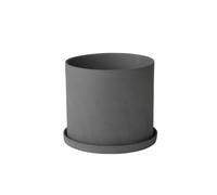 blomus Maceta Nona Ø15 cm Pewter