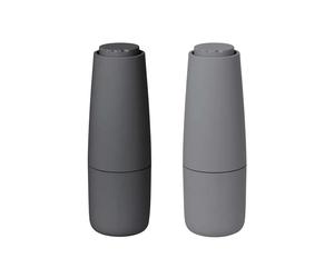 blomus Molinillo de pimienta y sal Salpi plástico Sharkskin-magnet (gris-gris)