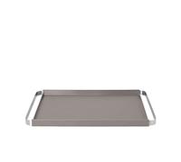 Blomus -PEGOS Bandeja, tono gris moderno, superficie antideslizante de silicona, color Satellite (64136)