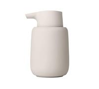 blomus -Sono 69054 - Dispensador de sabão em cerâmica Moonbeam com acabamento mate, acessório de casa de banho exclusivo (14 x 8,5 x 8,5 x 8,5 cm), cor moonbeam