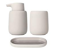 blomus Sono - Juego de Accesorios de baño en Moonbeam (Crema)
