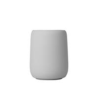 Blomus Sono Vaso para cepillos de Dientes, Cerámica y Silicona, Micro Chip, H 11 cm, Ø 8,5 cm, V 0,3 l
