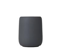 blomus -Sono - Vaso para cepillos de Dientes de cerámica, imán, Soporte para Cepillo de Dientes y Pasta de Dientes, Tacto Suave, Accesorio de baño Exclusivo (A/A/P): 11 x 8,5 x 8,5 cm, imán, 69041