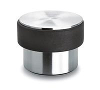 Blomus Stop Tope de Puerta de 2 kg, Acero Inoxidable Caucho, Plateado/Negro