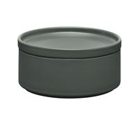 blomus Tarro de almacenamiento con tapa Pilar Agave Green. Ø15.5 × 7.5 cm