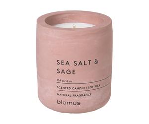 blomus Vela perfumada Fraga 24 horas Sal marina y Salvia-Rosa Marchita