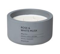 blomus Vela perfumada Fraga 25 horas Rose & White Musk-Flintstone