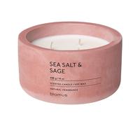 blomus Vela perfumada Fraga 25 horas Sal marina y Salvia-Rosa Marchita
