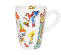 Blond Amsterdam Mug XL 0,5L Efteling Hans & Grietje - grande tasse en céramique illustrée, parfaite pour chocolat chaud, café ou thé et collectionneurs de contes