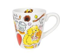 Blond Amsterdam Taza de cerámica 0,35L - Diseño Shake It Off con ilustraciones de perros - Regalo ideal para amantes de los perros
