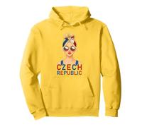 Blond Czech Girl Czech Republic Flag Czech Girlfriend Wife Sudadera con Capucha