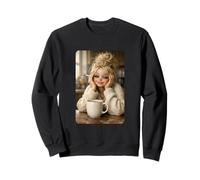 Blond Doll Smoking Aesthetic Art Coffee Time Morning Mood Sudadera