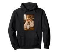 Blond Doll Smoking Aesthetic Art Coffee Time Morning Mood Sudadera con Capucha