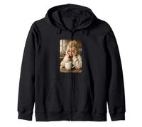 Blond Doll Smoking Aesthetic Art Coffee Time Morning Mood Sudadera con Capucha