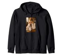 Blond Doll Smoking Aesthetic Art Coffee Time Morning Mood Sudadera con Capucha
