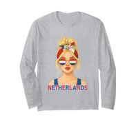 Blond Dutch Girl Netherlands Flag Dutch Girlfriend Wife Manga Larga