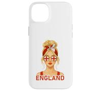 Blond English Girl England Flag English Girlfriend Wife Carcasa para iPhone 14 Plus