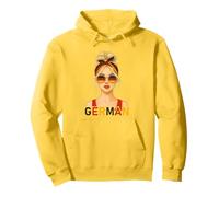 Blond German Girl Germany Flag German Girlfriend Wife Sudadera con Capucha