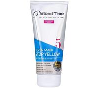 Blond Time Silver Mask Sto Yellow - Mascarilla especial para cabellos grises, decolorados, decolorados, rubios muy claros y brillantes, 200 ml - Máscara antiamarilla