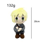 (Blonde Hair)Muñeca de peluche Axis Powers Hetalia con relleno de algodón Pp para decoración del hogar y la oficina