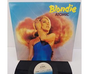BLONDIE - Atomic, 12" single, limited edition. B side: Die Young Stay Pretty, Heroes. CHS 12 2410, blue CHRYSALIS label