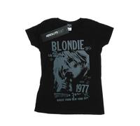 Blondie Camiseta 1977 Póster de la Gira de Algodón para Mujer (BI19792)