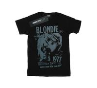 Blondie Camiseta 1977 Póster de la Gira de Algodón para Mujer (BI22632)
