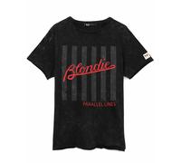 Blondie Camiseta Parallel Lines para Adultos Unisex (NS6643)