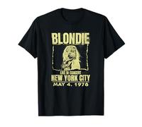 Blondie Live Concert Poster New York 1978 Vintage Band Camiseta
