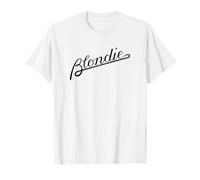 Blondie Script Logo Vintage Band Camiseta