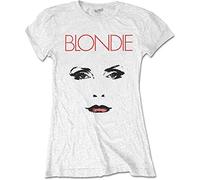 Blondie - T-Shirt # Xxl Ladies White # Staredown