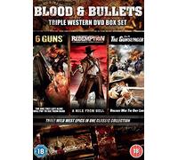 Blood and Bullets (3 discs) - 6 Guns / Redemption / Age of the Gunslinger [DVD] [Reino Unido]