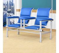 Blood Draw - Silla de flebotomía de infusión única, totalmente reclinable, para sala de espera y recepción con soporte para intravenosa, para laboratorios de investigación y clínicas (reposabrazos de