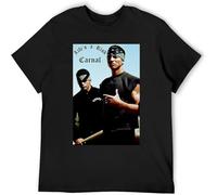 Blood in Blood out Men's T Shirt Unisex Casual Graphic Tops Black L