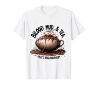 Blood Mud & Tea - Funny England Rugby Camiseta