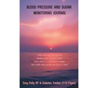 Blood pressure and sugar monitors for home use: 2 in 1 Diabetes and Blood Pressure Log Book ,Daily & Weekly Tracking of Blood Glucose, Pressure Levels & Heart Rate For Diabetic Patients.