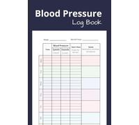 Blood Pressure Log Book: 2-Year Daily Tracker for Monitoring Blood Pressure and Heart Rate