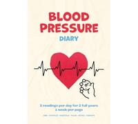 Blood Pressure Log Book - 2-Year Tracker: Monitor Your Blood Pressure and Heart Rate Twice a Day - One Week Per Page