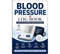 Blood Pressure Log Book: A Weekly Tracker for Blood Pressure, Pulse, Medication, Weight & Better Heart Health