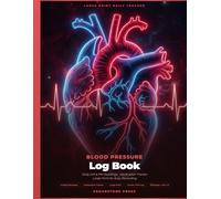 Blood Pressure Log Book: Large Print Daily Tracker for Home Monitoring - Record AM and PM Readings, Heart Rate, Pulse, Medications, Lifestyle Notes, and Monthly Summaries for Seniors and Adults