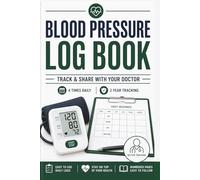 Blood Pressure Log Book Track & Share with Your Doctor: Daily BP Tracking with 4 Readings Per Day Monitoring | Numbered Pages for Easy Reference