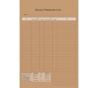 Blood Pressure Logbook: Health Journal for tracking Blood Pressure, Pulse, Medical Notes, & More | 110 Pages, 6 x 9 Inches