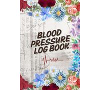 blood pressure tracker log book & pulse tracker, Simple Daily Blood Pressure Log