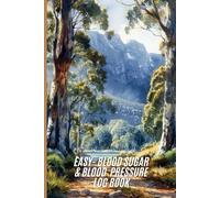 Blood Sugar & Blood Pressure Log Book: 2-in-1 Place to Track your Sugar & Blood Pressure daily. Track 4 Record a Day, your handy Health Journal Diary Paperback - Large Print