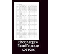 Blood Sugar & Blood Pressure Log Book: Daily Diabetes & Hypertension Tracker: 1 Year Weekly Monitoring Journal for Glucose Levels, Heart Rate, and BP (6x9 Inch, 60+ Weeks)