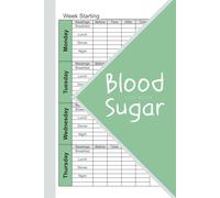Blood Sugar Log Book: 6x9 inches | 110 pages