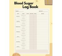 Blood Sugar Log Book: Blood Sugar Tracker for 3 years, Daily Diabetic Glucose Tracker Journal Book